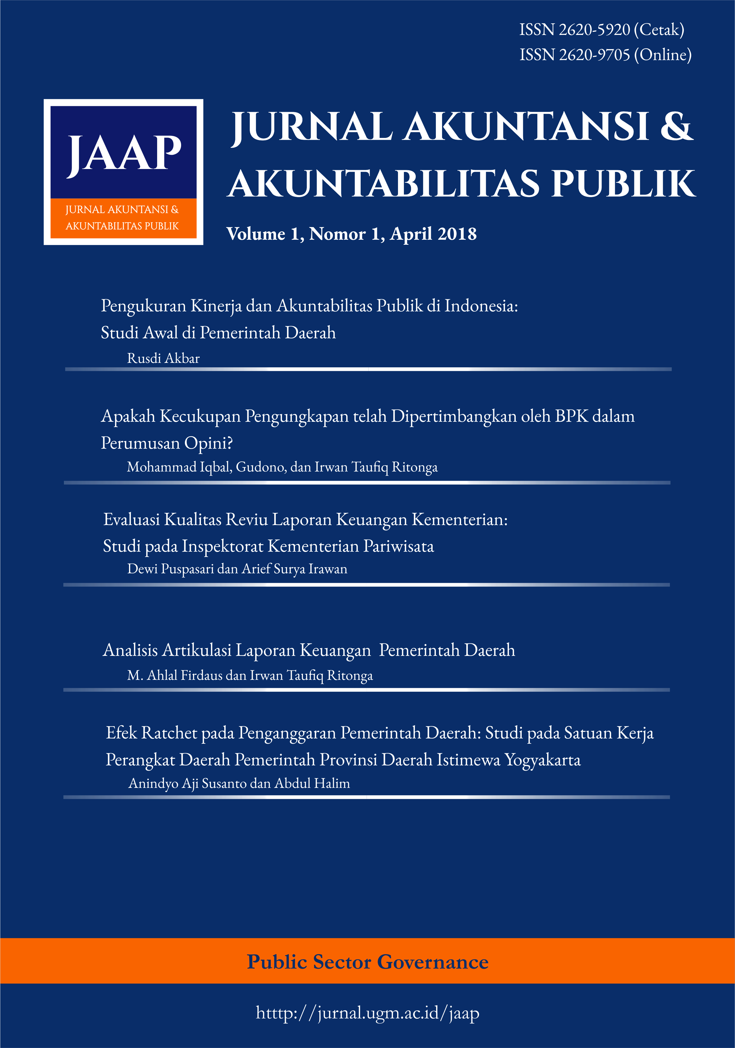 Jurnal Akuntansi Dan Akuntabilitas Publik