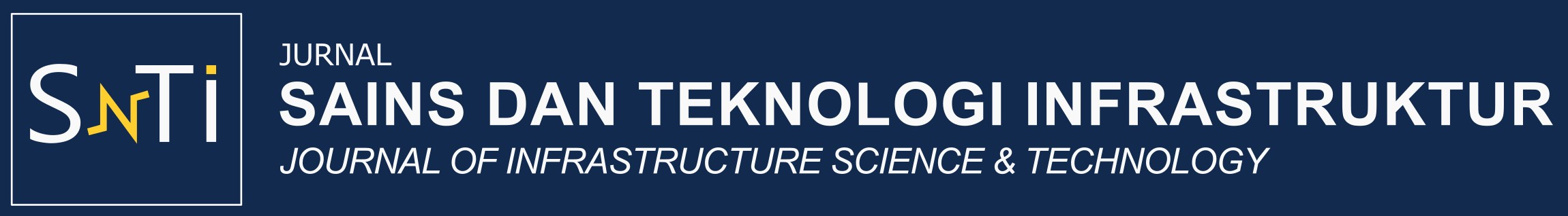 Jurnal Sains dan Teknologi Infrastruktur (Journal of Science and Infrastructure Technology)